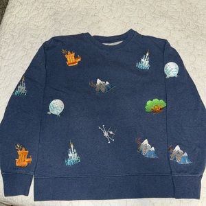 Disney Parks Embroider Sweatshirt